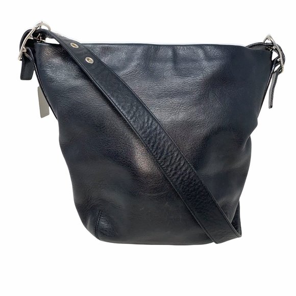 Coach Handbags - Coach Legacy Black Leather Bucket Shoulder Bag